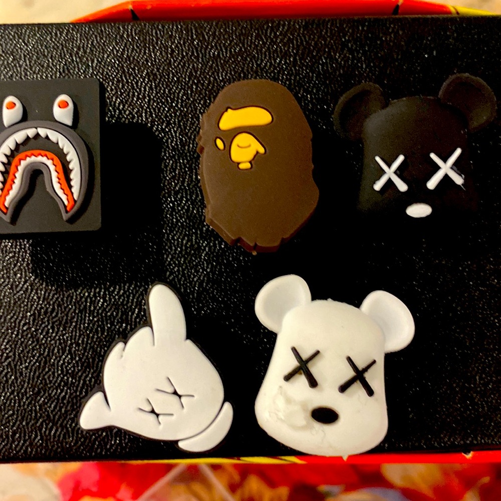 Kaws croc charm 5 for 10